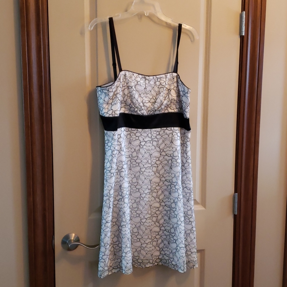 Size 14P women's R&M Richards white cocktail dress